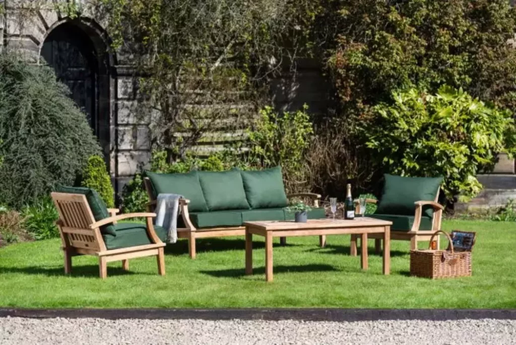 Teak Patio Lounge Set