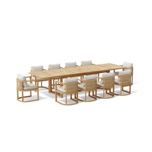 Middelburg Teak Dining Table Patio Furniture Set