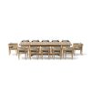 Madrid Teak Dining Outdoor Furniture Set - Image 2