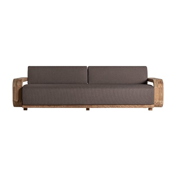 Reclaimed Teak Sofa Bench 3 Seater - Image 2