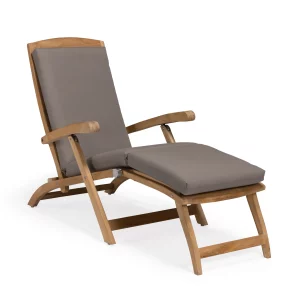 Teak Outdoor Folding Steamer Chair
