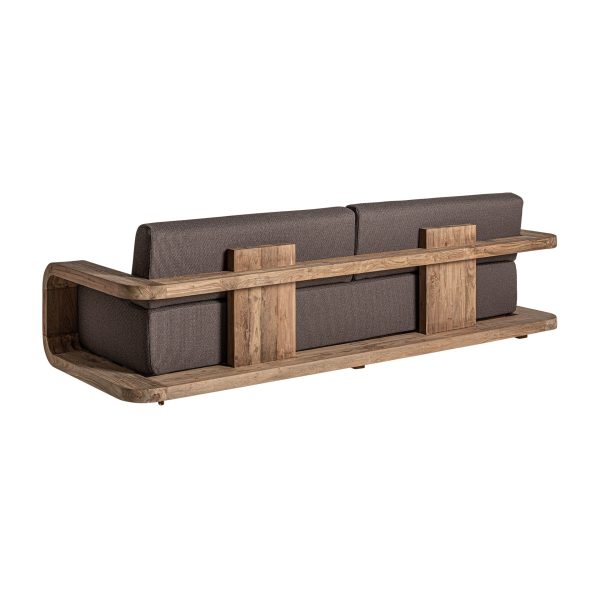 Reclaimed Teak Sofa Bench 3 Seater - Image 4