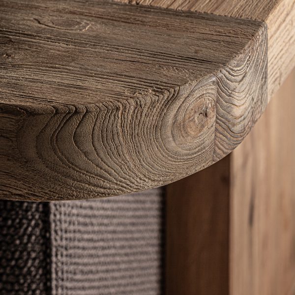 Reclaimed Teak Sofa Bench 3 Seater - Image 5
