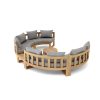 Circular Modular Deep Seating Garden Furniture - Image 3