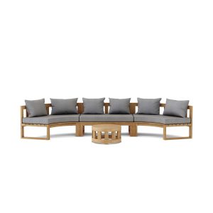 Circular Modular Deep Seating Set