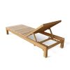 Teak Classic Sun Lounger - Image 2