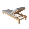 Teak Classic Sun Lounger - Image 7