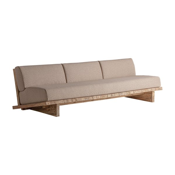 Teak Reclaimed Lounge Bench