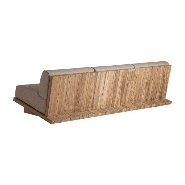 Teak Reclaimed Lounge Bench - Image 2
