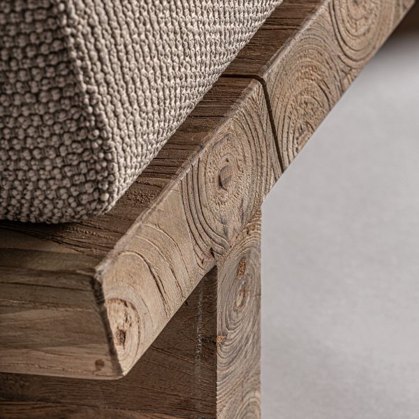 Teak Reclaimed Lounge Bench - Image 5