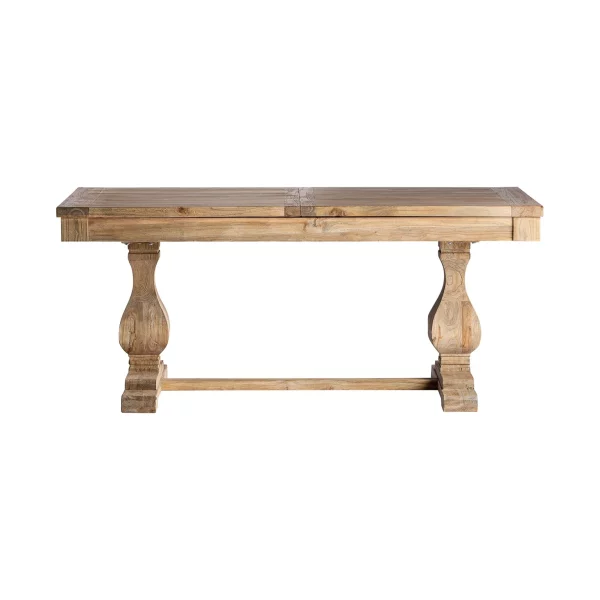 Teak Reclaimed Rectangular Extending Table - Image 3