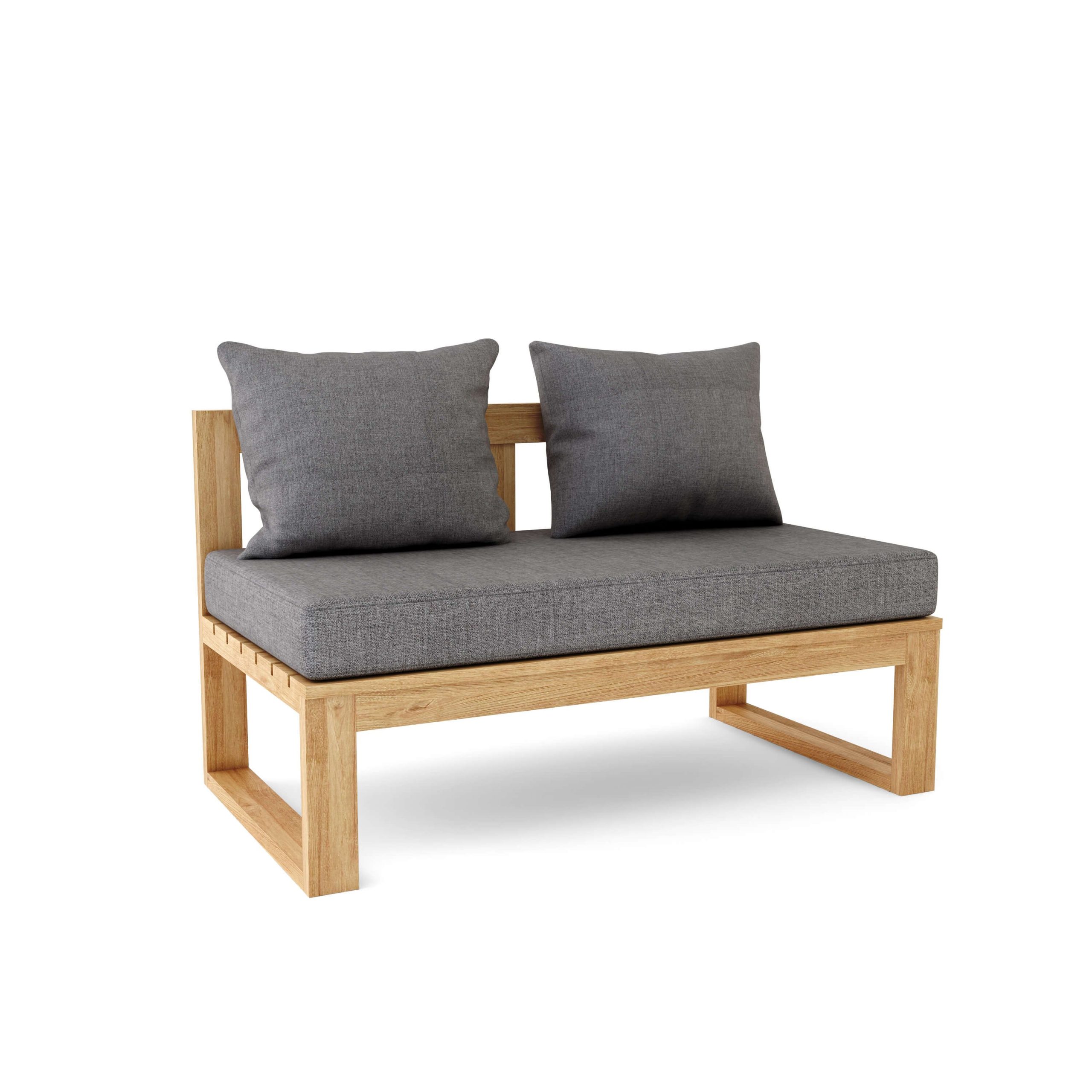 Straight Modular Teak Deep Seating