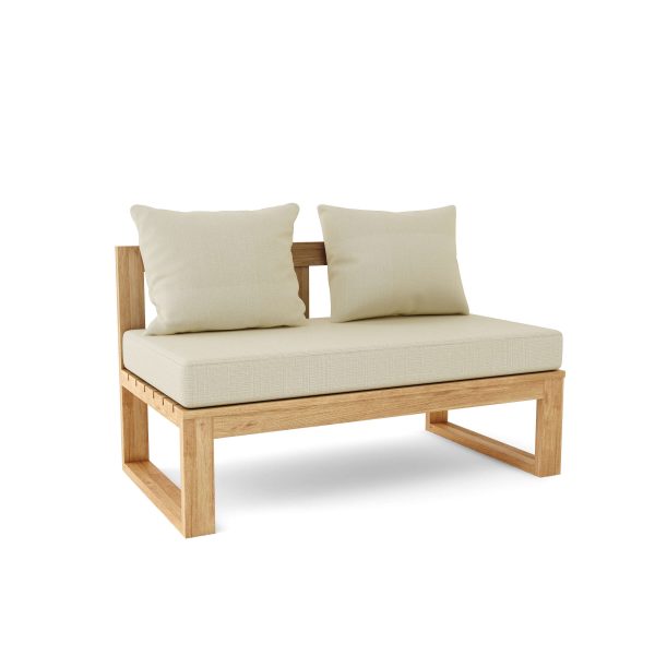 Straight Modular Teak Deep Seating - Image 3