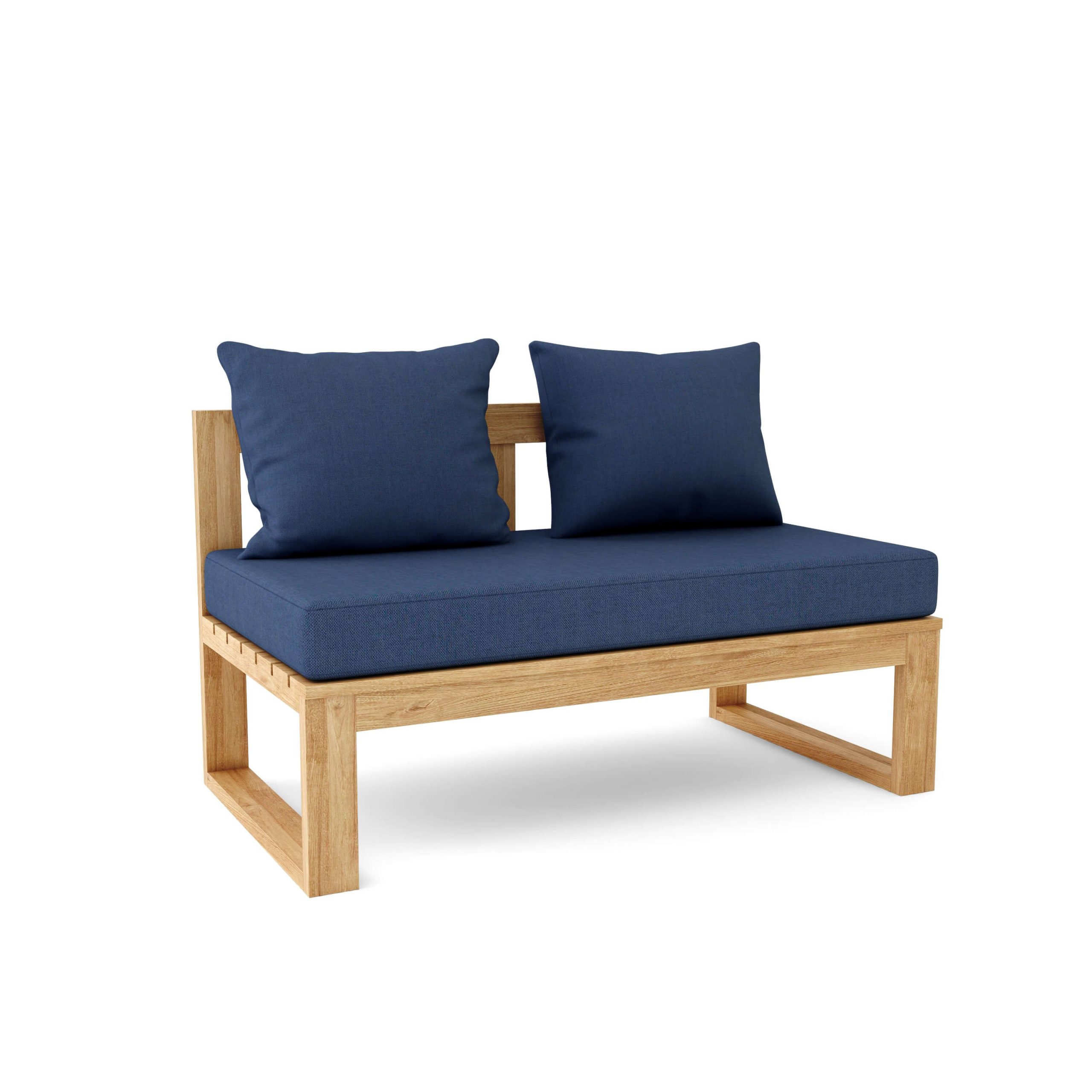 Straight Modular Teak Deep Seating - Image 6