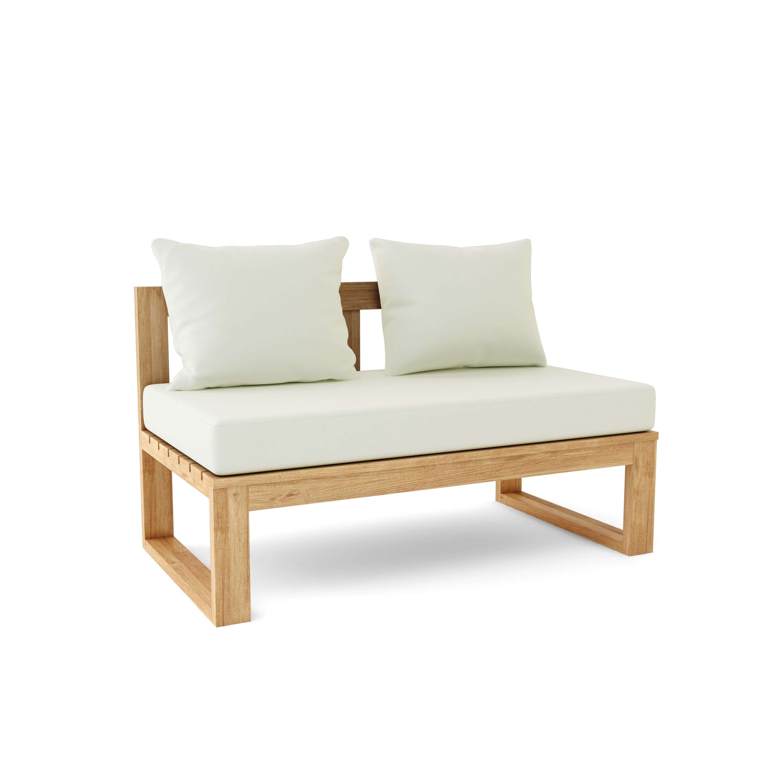 Straight Modular Teak Deep Seating - Image 7