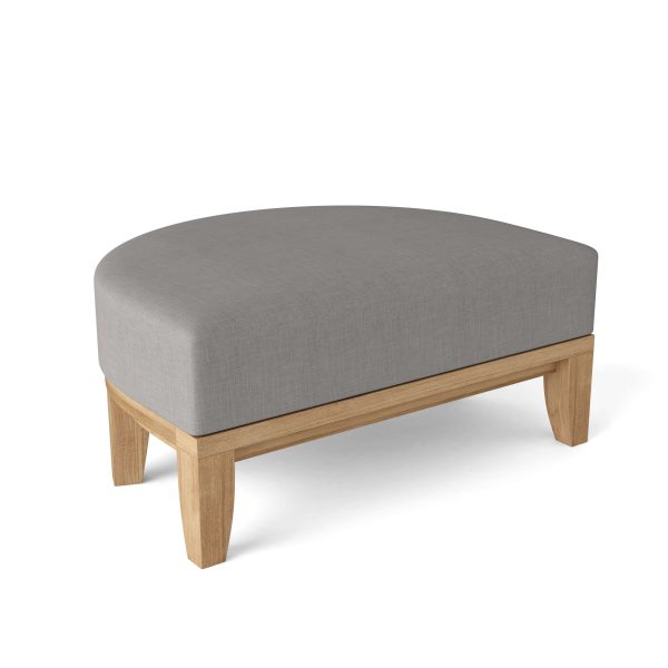Madrid Teak Ottoman - Image 2