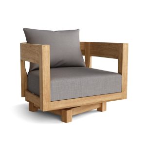 Madrid Teak Deep Seating Swivel Armchair