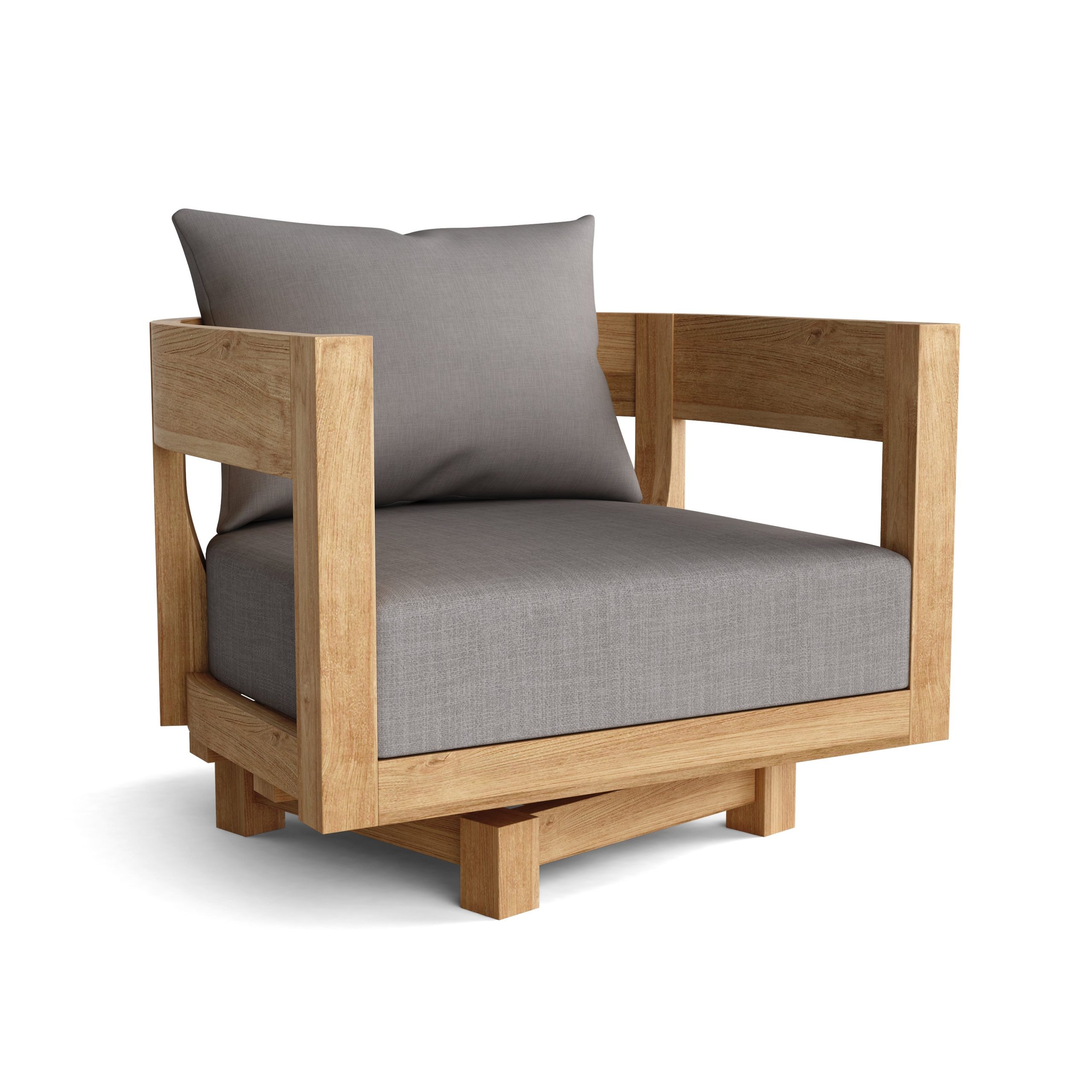 Madrid Teak Deep Seating Swivel Armchair
