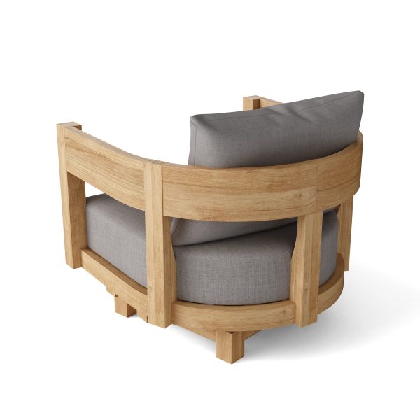 Madrid Teak Deep Seating Swivel Armchair - Image 2