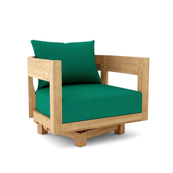 Madrid Teak Deep Seating Swivel Armchair - Image 3