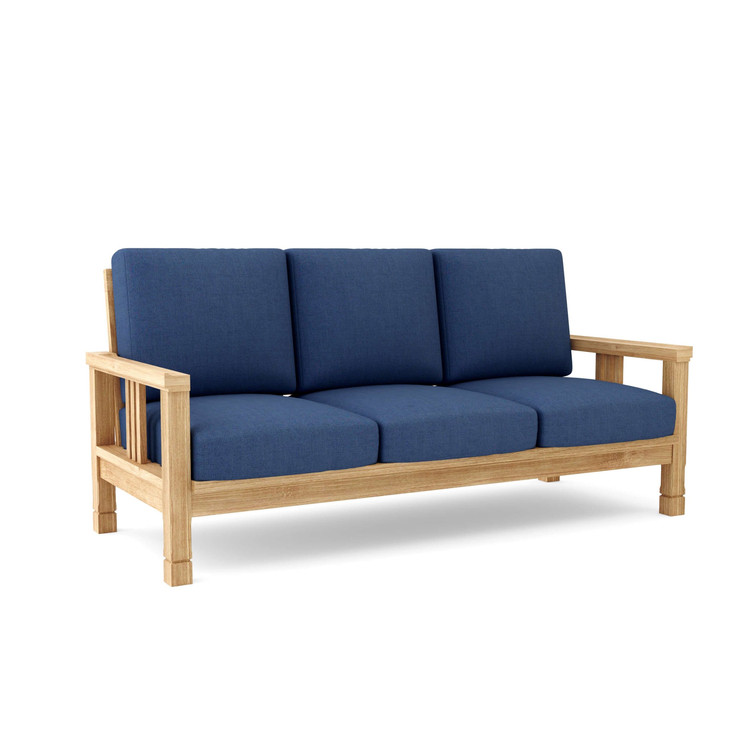 Sabadell Teak Deep Seating 3 Seater - Image 4