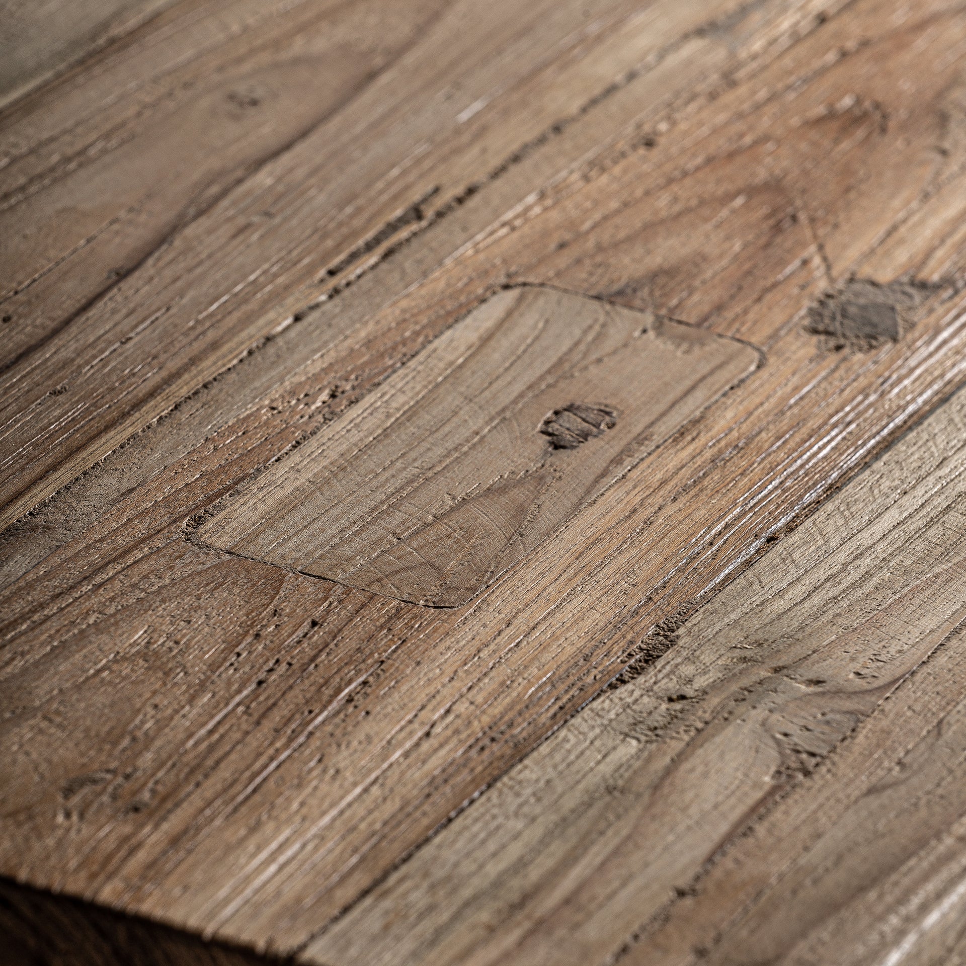 Teak Reclaimed Rectangular Table - Image 5