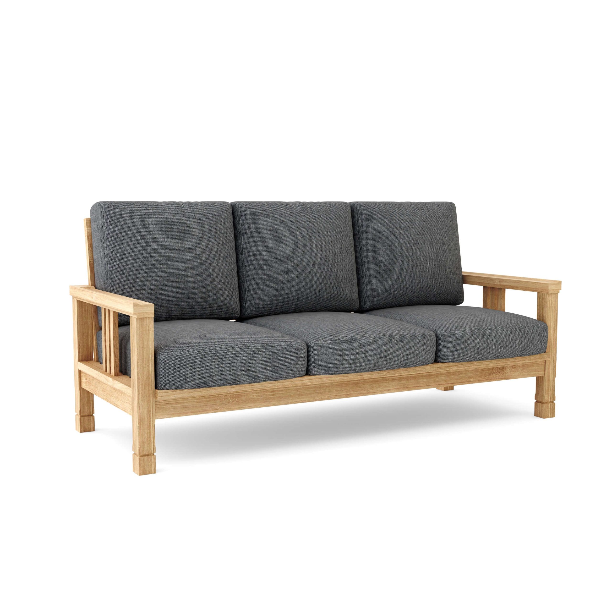 Sabadell Teak Deep Seating 3 Seater - Image 5