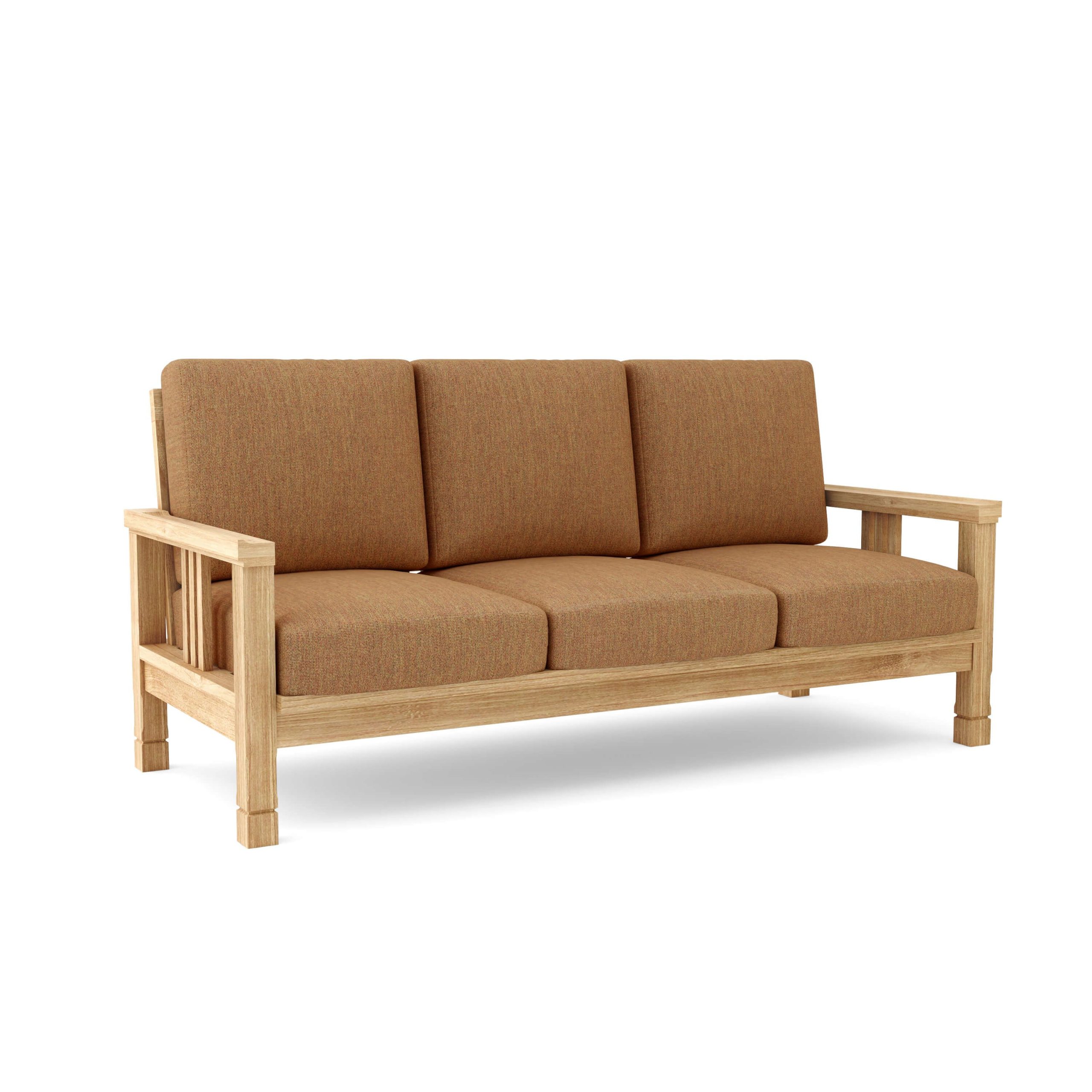 Sabadell Teak Deep Seating 3 Seater - Image 6