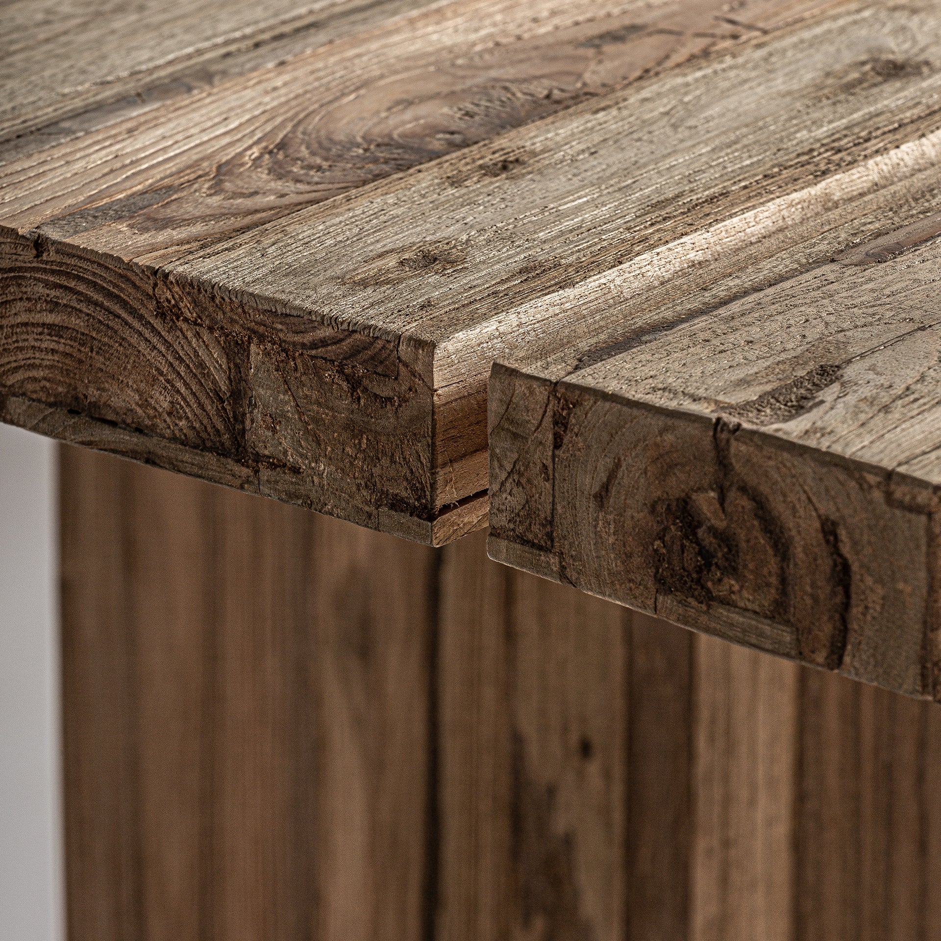 Teak Reclaimed Rectangular Table - Image 6