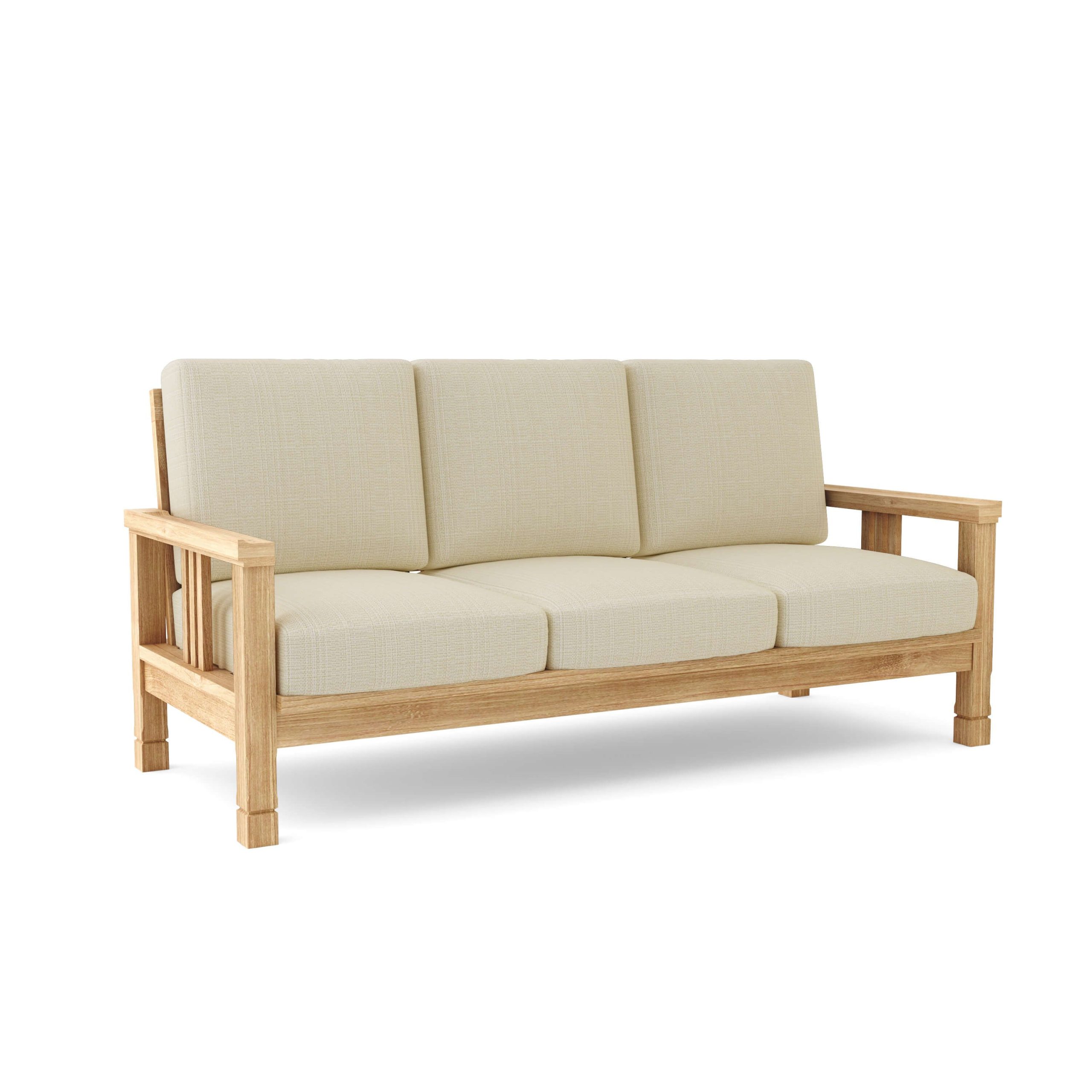 Sabadell Teak Deep Seating 3 Seater - Image 7