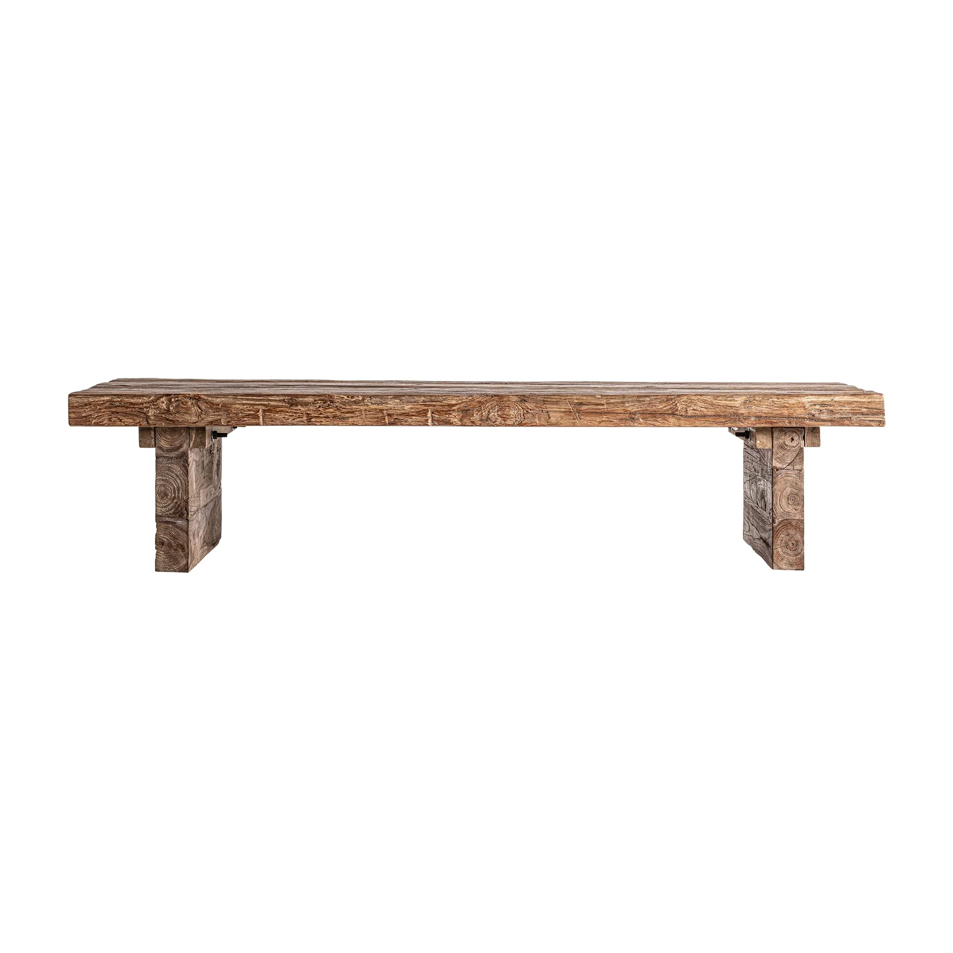 Teak Reclaimed Rectangular Coffee Table - Image 2