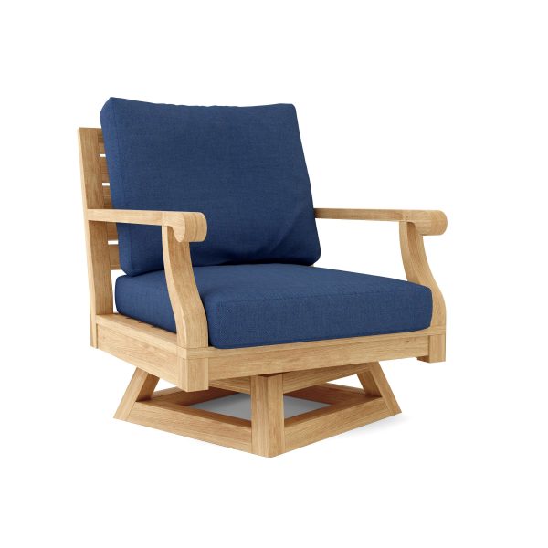 Palermo Teak Deep Seating Swivel Armchair - Image 4