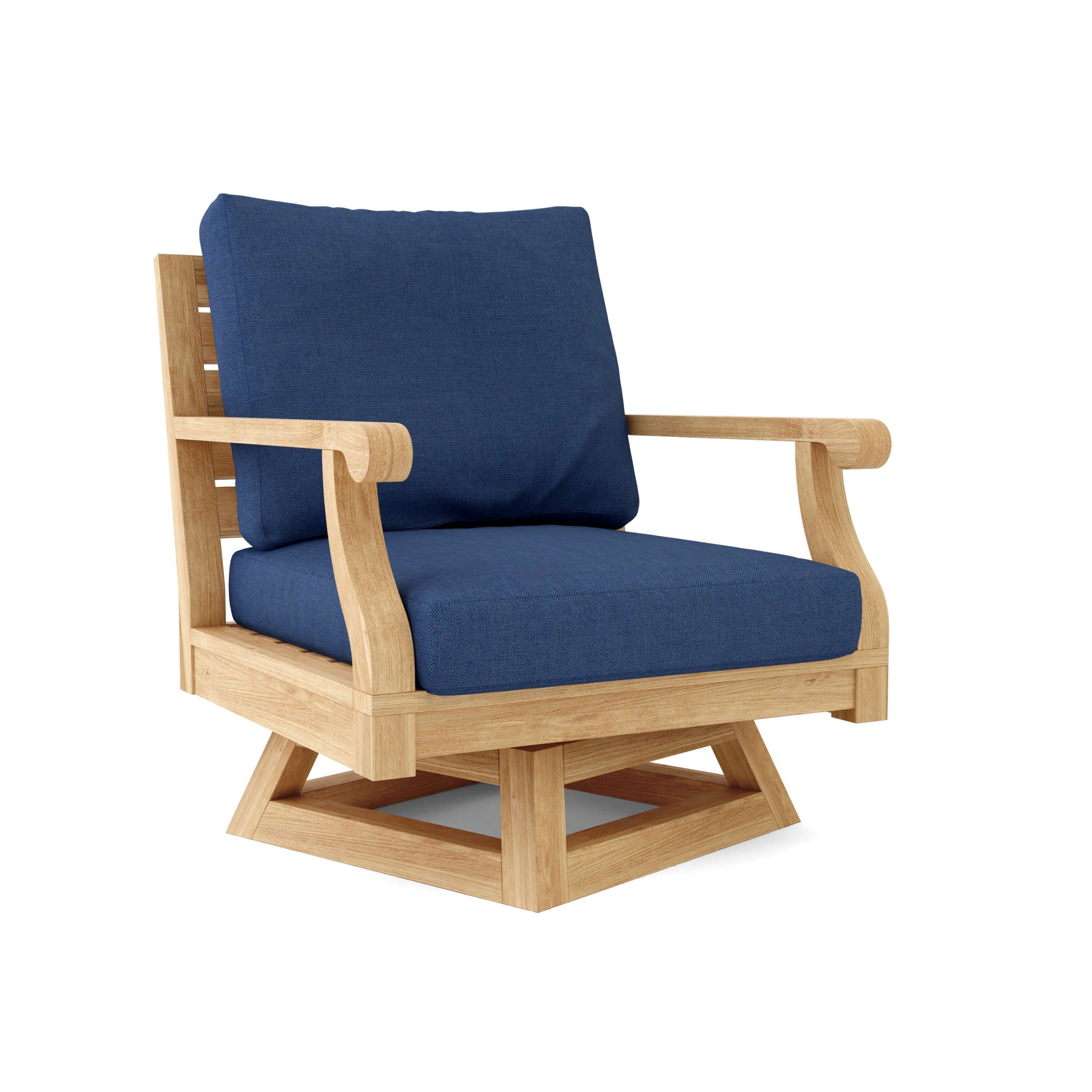 Palermo Teak Deep Seating Swivel Armchair - Image 4