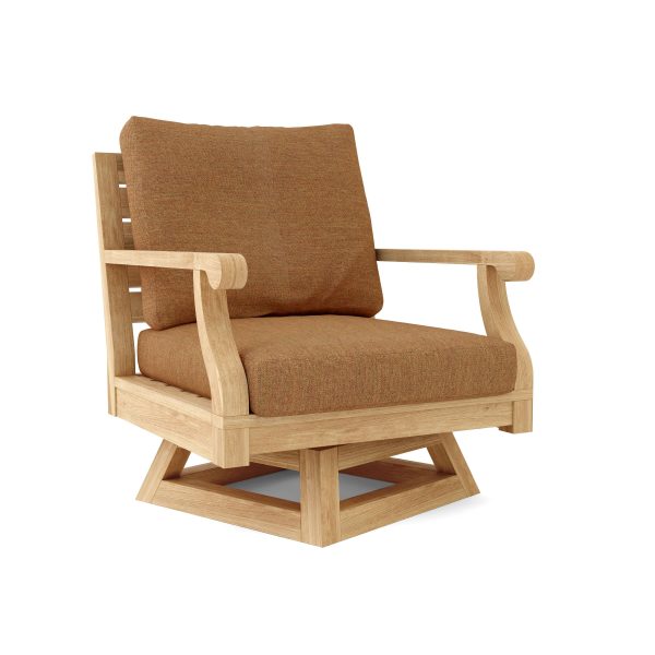 Palermo Teak Deep Seating Swivel Armchair - Image 5