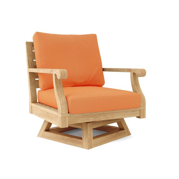 Palermo Teak Deep Seating Swivel Armchair - Image 6
