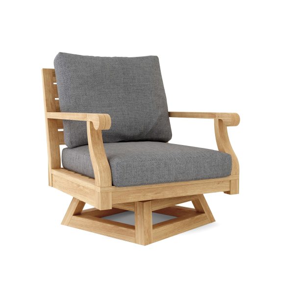 Palermo Teak Deep Seating Swivel Armchair - Image 8