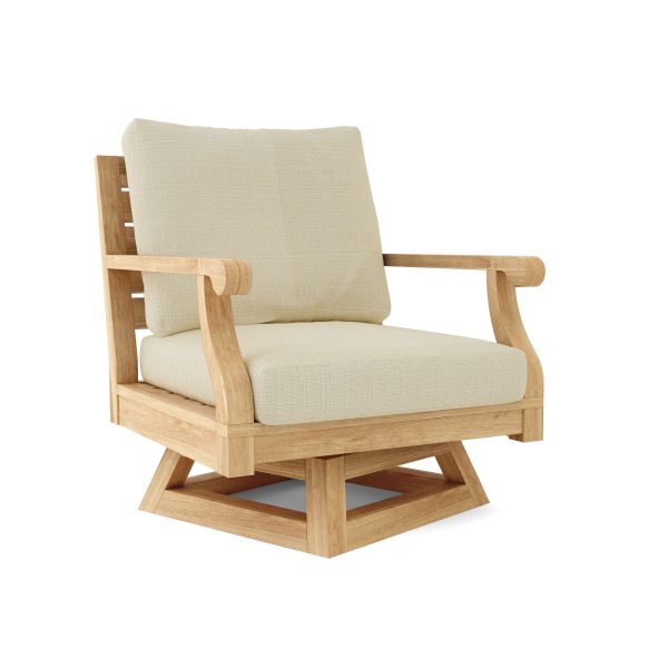 Palermo Teak Deep Seating Swivel Armchair - Image 9