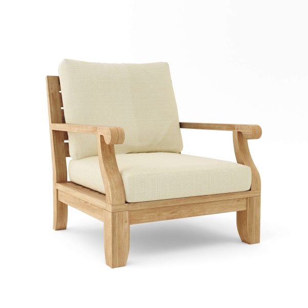 Palermo Teak Deep Seating Arm Chair - Image 3
