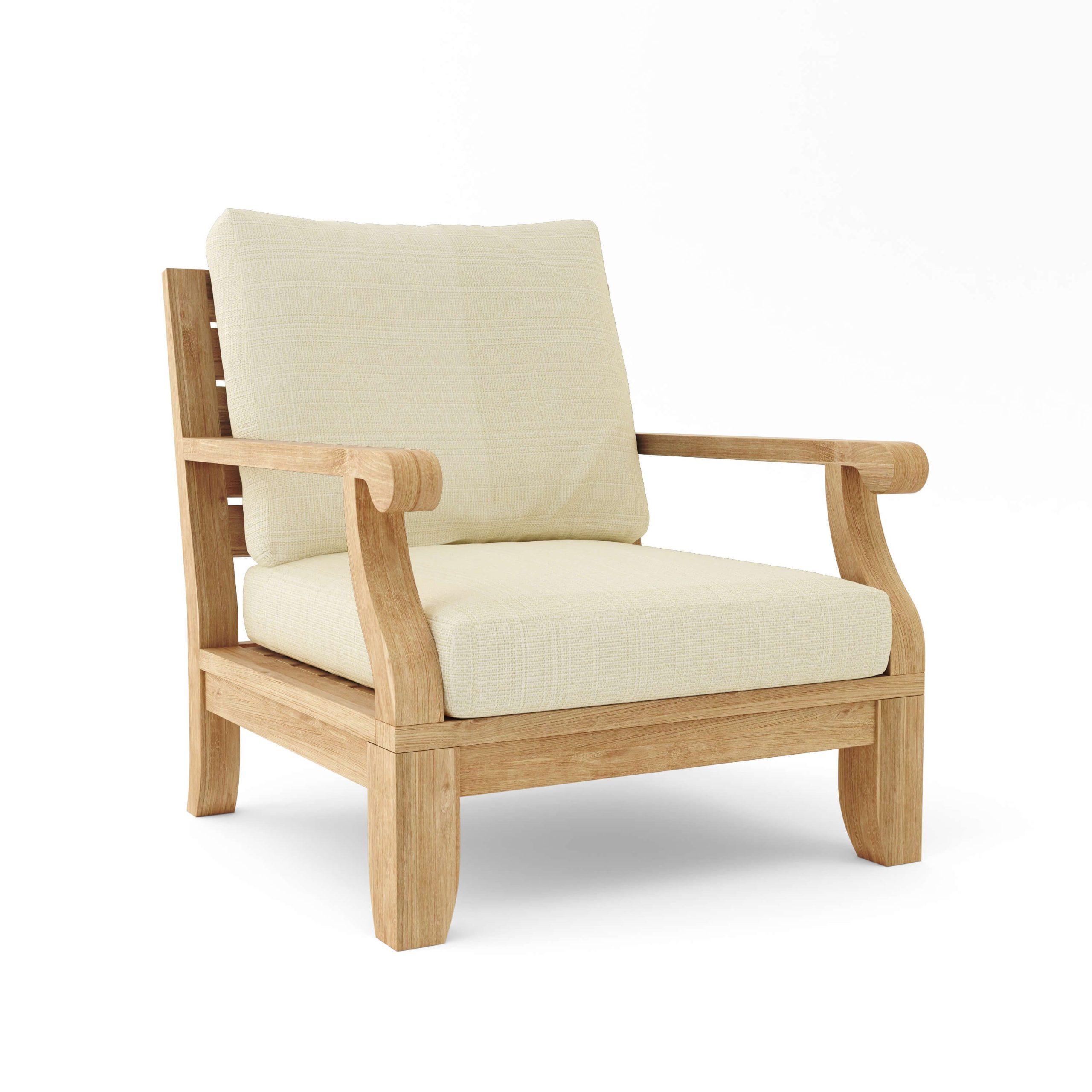 Palermo Teak Deep Seating Arm Chair - Image 3