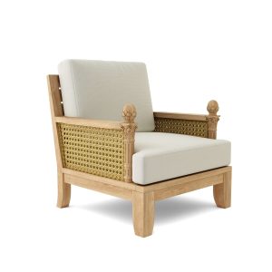 Luxembourg Teak Deep Seating Arm Chair