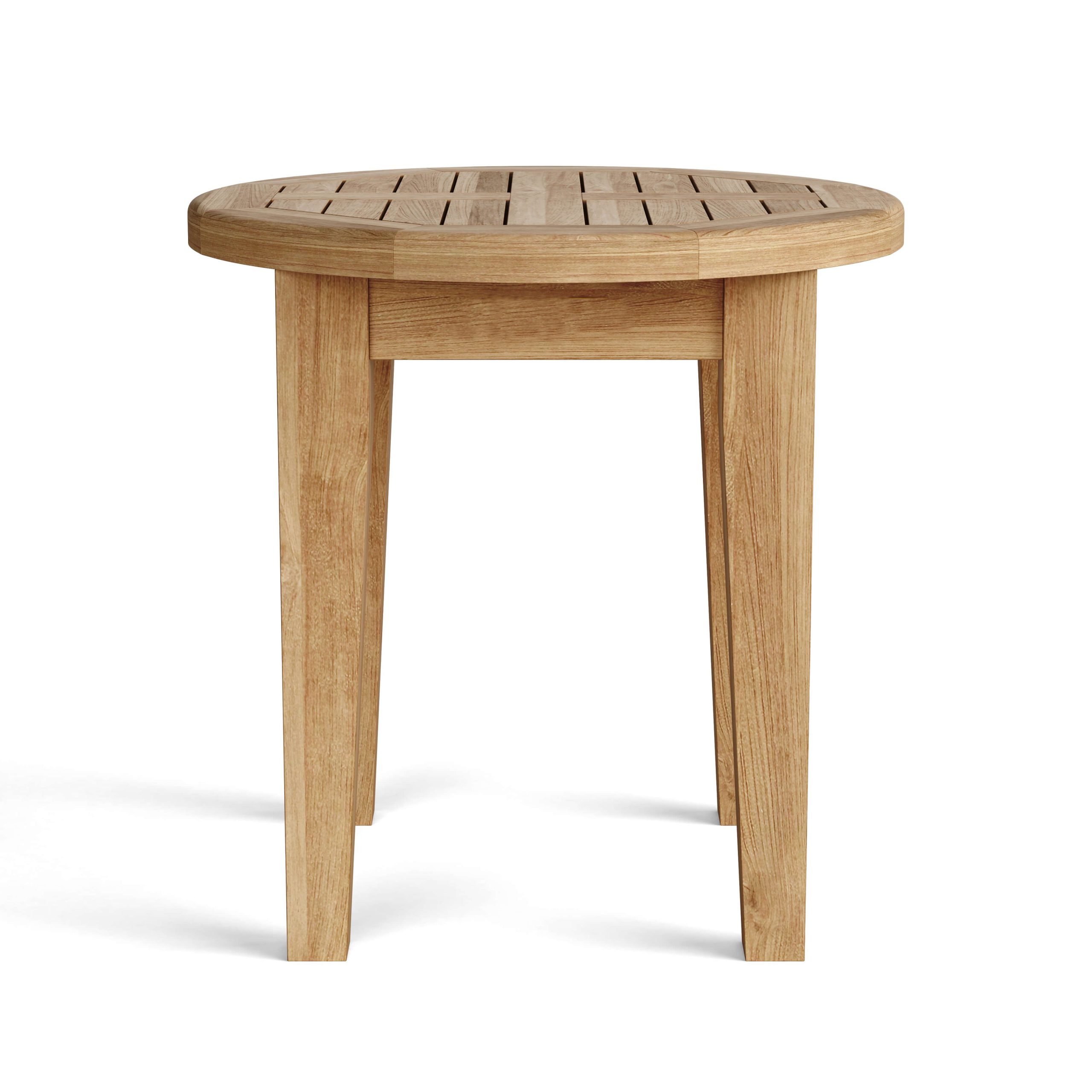 Barcelona Teak Side Round Table - Image 2