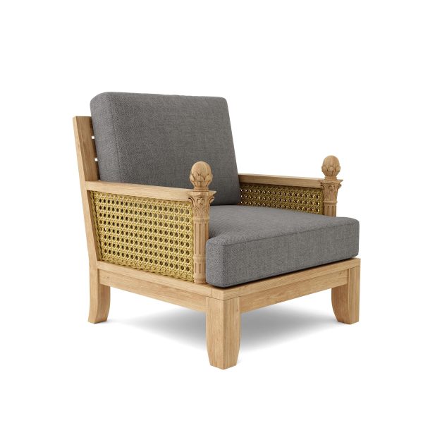 Luxembourg Teak Deep Seating Arm Chair - Image 4
