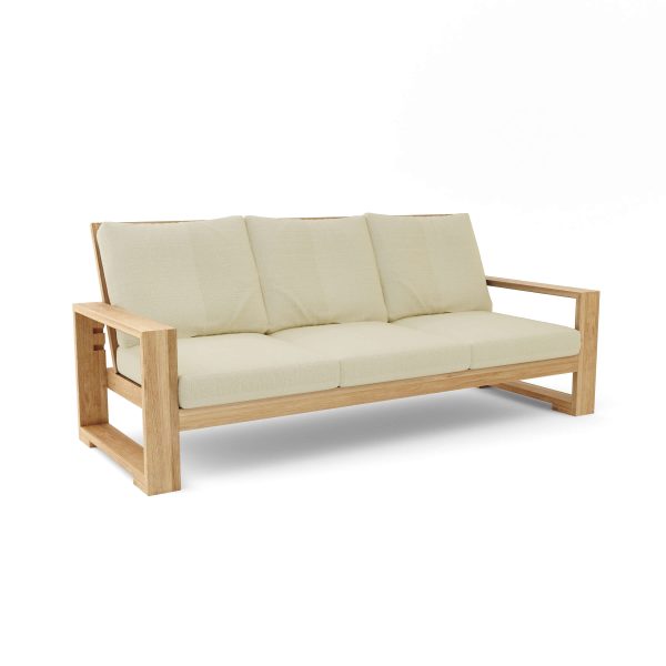 Siena Teak Deep Seating 3 Seater - Image 4