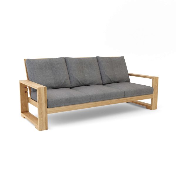 Siena Teak Deep Seating 3 Seater - Image 6