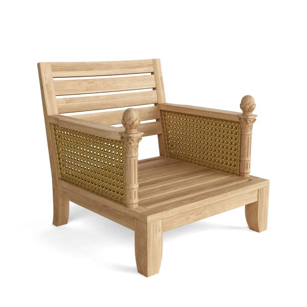 Luxembourg Teak Deep Seating Arm Chair - Image 9