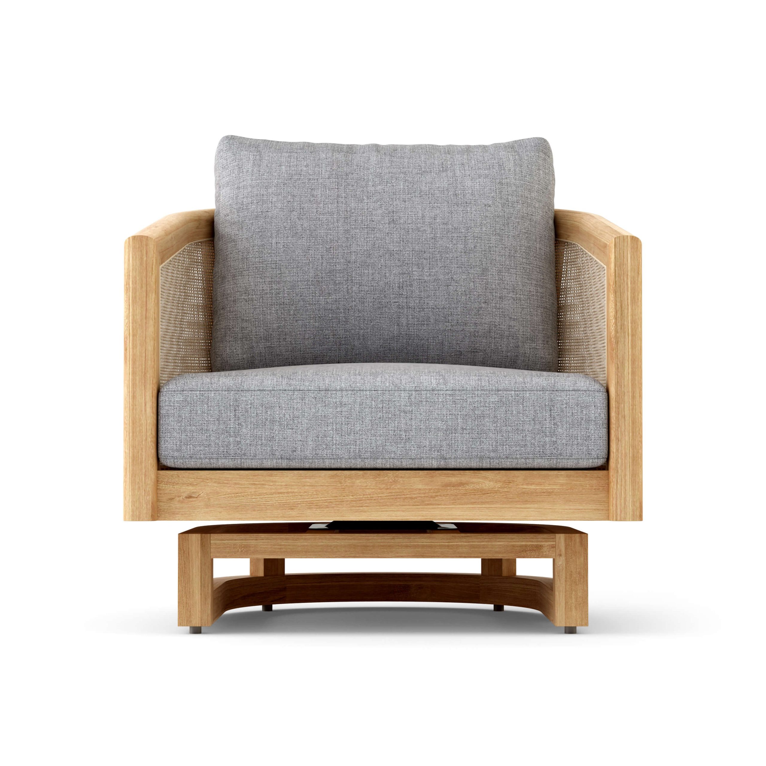 Barcelona Teak Deep Seating Swivel Armchair - Image 2