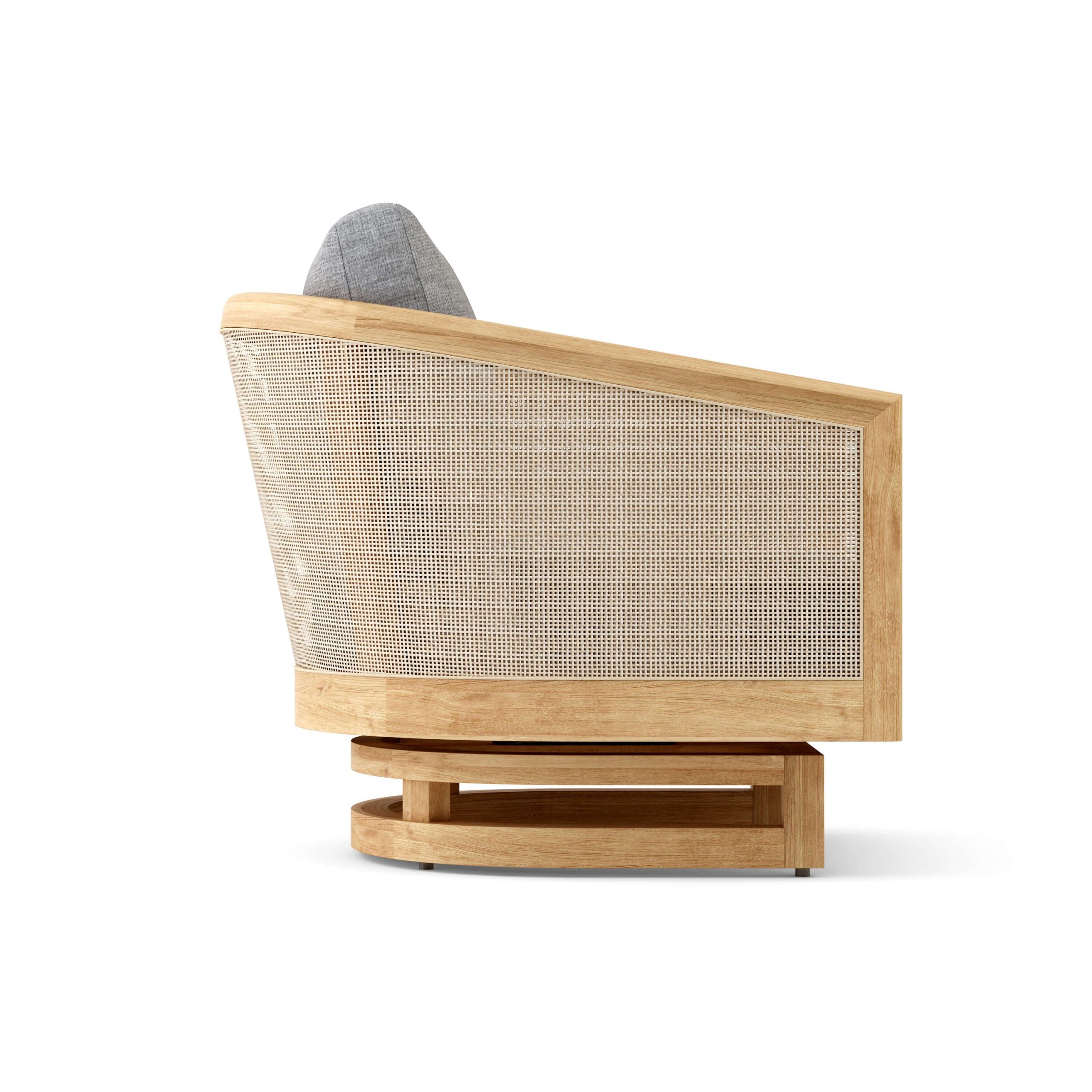 Barcelona Teak Deep Seating Swivel Armchair - Image 3