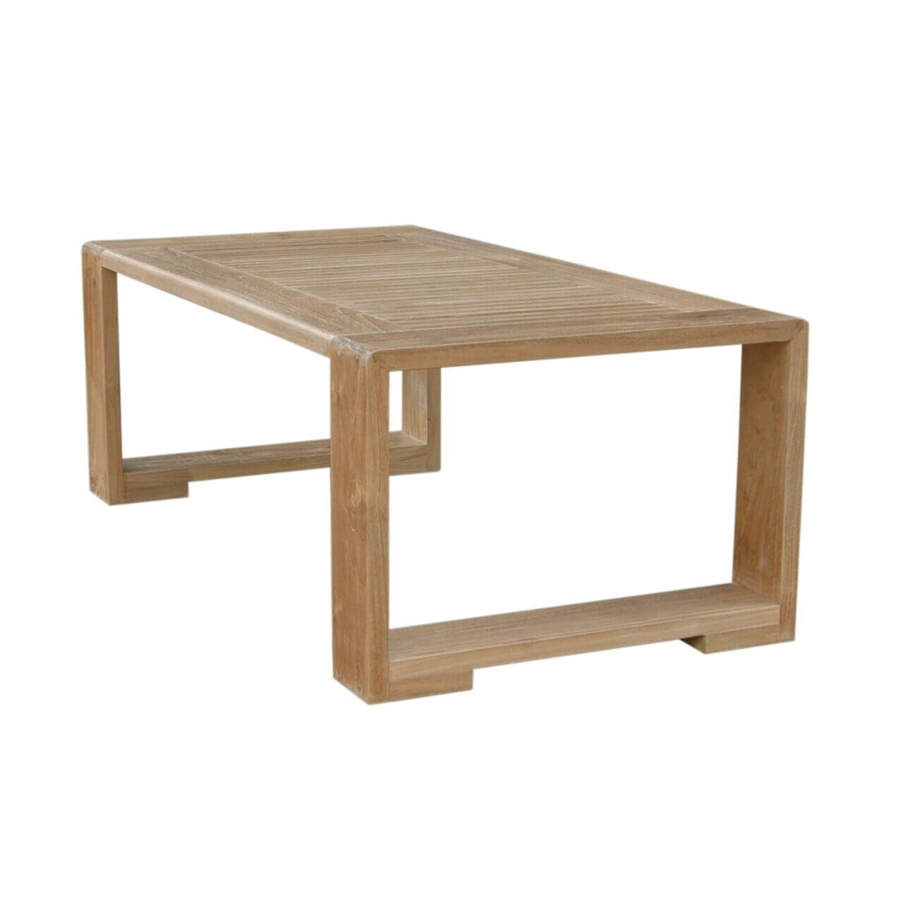 Siena Teak Rectangular Coffee Table - Image 3