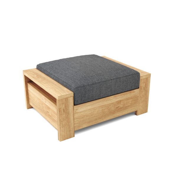 Valencia Teak Ottoman - Image 4