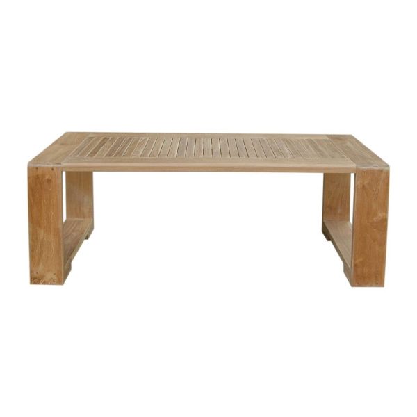Siena Teak Rectangular Coffee Table - Image 4